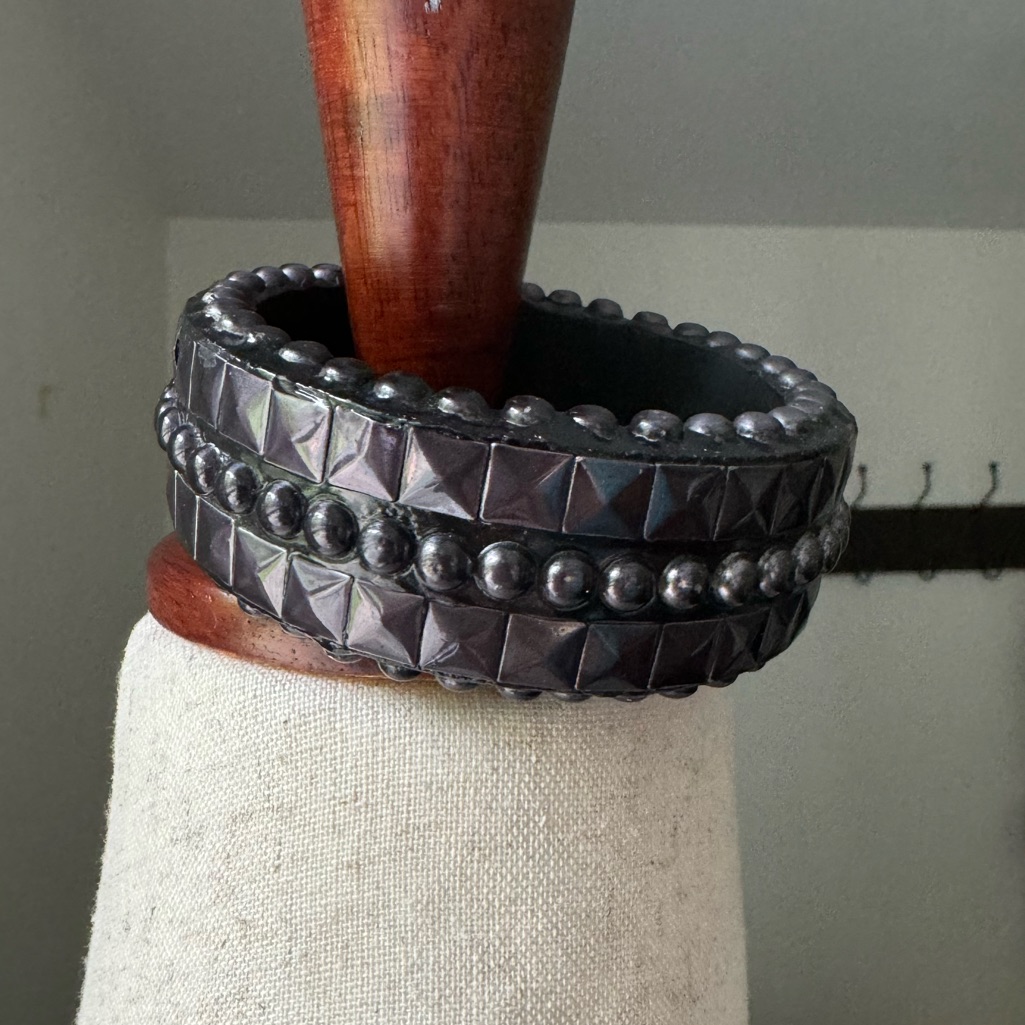 Studded Gray Bangle